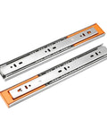 Full Extension Drawer Slides 10 To 22 Inches Stainless Steel Three Section Drawer Slide System For Cabinets And Furniture