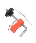 Grab These Sweet 12 Pc Right Angle Clamps For Stone Wood Slabs And Granite To Nail Perfect Masonry Joints Seam Alignment Precise Corner Workholding Like A Total Boss, heavy duty plastic clamp with measurements.