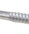 Top Shelf Hanger Bolts Eight Pack Featuring 832 Threads On A One Point Five Inch Shaft Engineered For Killer Wood Bracket Mounting and No Sweat DIY Assembly Projects, steel hanger bolt close-up