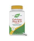 Nature's Way bottle of Calcium Magnesium Vitamin D Supplement For Bone Health And Muscle Function Gluten Free Soy Free No Salt