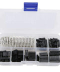 310 Piece 2.54mm Jumper Wire Connector Kit For Electronic Prototyping, Includes Male And Female Headers, DuPont Housing