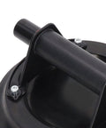 Heavy Duty 8 Inch Glass Suction Cup Lifter With Rubber Base Handles showing black rubber grip handle.