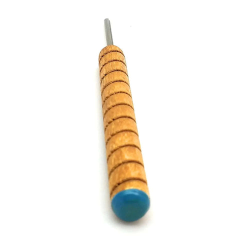 Pro Grade Quilling Tool Kit With Two Slotted Winding Pins 1/8 Inch And 3/32 Inch For Paper Bead Rolling And Jewelry Making, solid wood handle