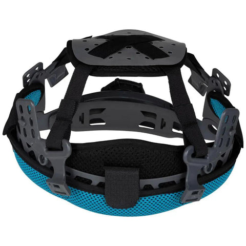 Premium KARBN Open Frame Hard Hat Suspension Replacement With 4 Point Support, Ratchet Adjustable Knob And Pivot, Fits Full Brim And Cap Style Hard Hats, Easy One Hand Adjustment With Gloves, Sweatband Not Included
