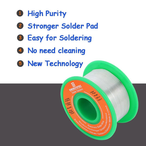 Fine Diameter 0.6mm Lead Free Rosin Core Solder Wire For Precise Electronics Soldering Sn99 Ag0.3 Cu0.7 Alloy 100g spool