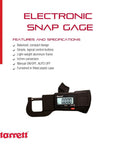Image of Electronic Snap Gauge With LCD Display Pro Grade Measuring Tool For Inspectors And Buyers 0 To One Half Inch Range.