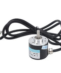 Compact Encoder Motor Reducer With 6mm Solid Shaft For Stepper And Servo Motors, 3-Phase Speed Reducer, 6000 RPM, Low 30mA Current