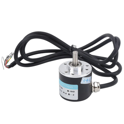 Compact Encoder Motor Reducer With 6mm Solid Shaft For Stepper And Servo Motors, 3-Phase Speed Reducer, 6000 RPM, Low 30mA Current