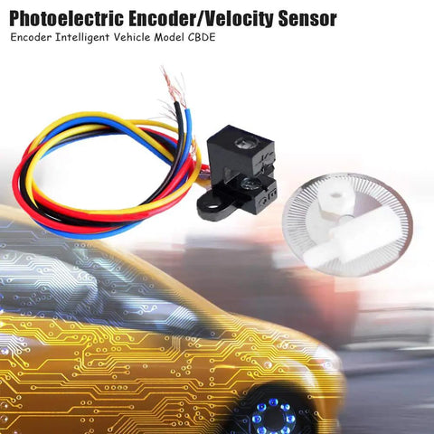 Two Pack Photoelectric Speed Sensor Encoder Coded Disc Wheel For Smart Car Models B, C, D, E, 22Mm Outer Diameter, 3.5Mm Inner Hole, 0.3Mm Thick Alloy Steel, Laser Cut, Mounting Post Ready photoelectric encoder disc and sensor with wire leads for smart car speed sensing