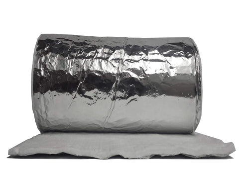 Premium quilted blanket insulation roll for Smooth Wall Chimney Liner Insert Kit, 8 Foot By 15 Foot Flexible Stainless Steel Flue Pipe.