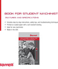 Starrett book cover titled 'Beginner Friendly Student Machinist Guide With 160 Pages And 200 Clear Diagrams And Illustrations'