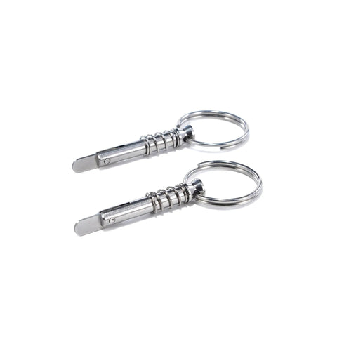 10 Pack Quick Release Bimini Pins One Quarter Inch Diameter For Boat Canopies With Pull Ring 316 Stainless Steel Marine Hardware