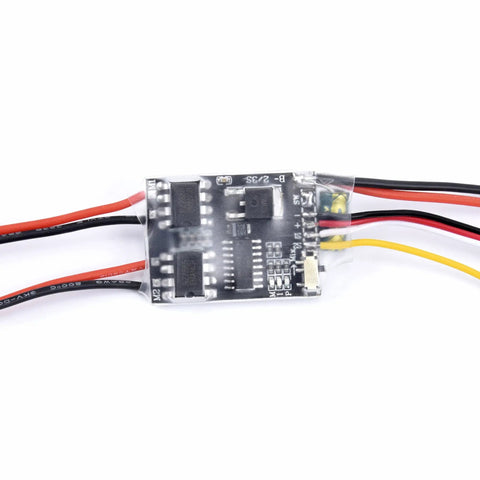 Bidirectional 5A Brushed ESC For RC Model Boats And Tanks, Dual Way Speed Controller, 2S-3S LiPo Compatible, Compact Design