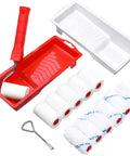 2 Inch Paint Roller Kit with High Density Foam Rollers and 3/8 Inch Nap Microfiber Covers, Tray, and Mini Rollers in 16 Piece Set