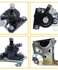 Electric Inverter Coolant Pump Water Pump With Bracket For 2004 To 2009 Toyota Prius Hybrid 1 5 Liter, showing multiple angles of the assembly.