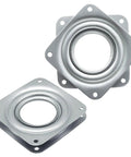 Heavy Duty 3 Inch Lazy Susan Turntable Bearings 2 Pack Smooth Rotating Ball Plates for kitchen organization and cabinetry.