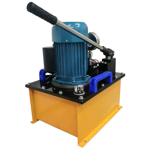 Intsunami 150 Ton Hydraulic Track Pin Press For Crawler Excavator Maintenance Heavy Duty Dismantling Machine showcasing 110V copper motor and frame.