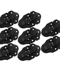 Eight Piece Retro Duckbilled Hasp Lock Set For Luggage And Antique Boxes Spring Lock Metal Clasp With Quick Release Buckle Rugged Hardware Built To Last