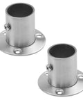 Heavy Duty Stainless Steel Closet Rod Flange Adjustable One Inch Socket Bracket For Rock Solid Pipe Mounts, 25mm