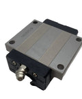 High Precision Linear Guide Block HSR25LC HSR25 Kit, metal GK block bearing, angled side view, CNC machines, 30.5x70x102.2mm