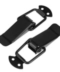 Heavy Duty Car Bumper Clips 4 Pack Quick Release Hasps For Trunk And Bumper Billet Steel Fasteners Universal Car Clip Kit Black Durable Iron