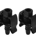 Heavy Duty 2 Pack Heater Hose Connector Plug And Play Fitting For Radiator Coolant Outlet and Auxiliary Water Tank, black plastic fittings.