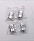 Heavy-Duty Aluminum Flexible Shaft Coupling For 3D Printing, 5mm To 5mm Bore, 19mm Outer Diameter, durable pack of 10