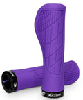Single Lock-On Mountain Bike Grips, Ergonomic Anti-Slip Handlebar Rubber Grips For MTB BMX Cruiser And Scooter, 7/8 Inch, Black