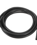 Coiled black Silicone Tubing 9/32 Inch ID (7mm) by 7/16 Inch OD (11mm), 10 Ft High Temp Hose for DIY, brewing, aquaponics, lab.
