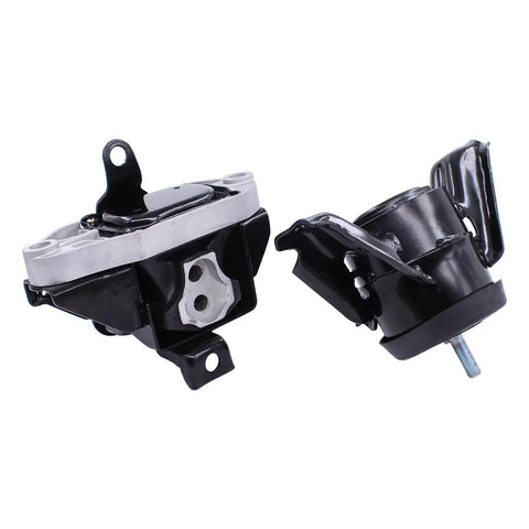Built Heavy Engine Motor Mount And Transmission Torque Strut Mount Kit For Hyundai Sonata 2015 To 2018 2.4L L4 Auto showing left and right side mounts.