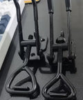 Get These Badass Heavy Duty 4003 Style Toggle Latch Clamps For Your Build, Featuring 661 Lbs Capacity And Quick Release Pull Action Design Perfect For Smoker Doors Toolboxes Cabinets And Cases, showing two black steel latches.