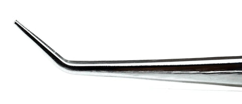 16cm Stainless Steel Foil Cotton Tweezer And Dressing Pliers Set 2 Piece With Serrated Beak For Dental Procedures And Diagnostics Pro Grade Dental Forceps Kit For Clinic Use High Precision Instruments, angled stainless steel tip