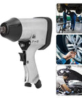 Rugged 1/2 Inch Drive Air Impact Wrench Pumping Out 350 Nm Max Torque with a lightweight aluminum body and adjustable air inlet.