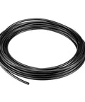 Coiled PU Air Hose 4mm OD 2.5mm ID, 5m long, black polyurethane flexible air line for compressors, pro grade pneumatic tube, 145 PSI