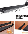 Pro Grade Fiberglass Mallet With Non Slip Rubber Grip For LVP Vinyl Flooring Installation Kit, 40 mm Double Face Rubber Head Delivers Softer Strikes And Vibration Dampening, Durable Handle Won't Bend Or Head Come Off. 12.2 inch pull bar