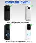 Image showing Blink Video Doorbell models 2025 and 2023 releases, compatible with No Drill Doorbell Mount For Video Doorbell 2023 2025.