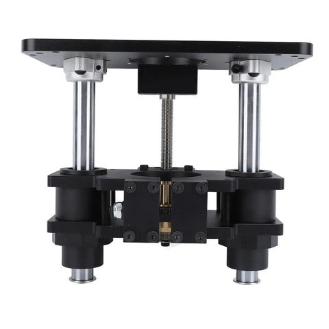 Heavy Duty Router Lift System Smooth Crank Table Insert Plate Aluminum Base, showing detailed adjustment mechanism.