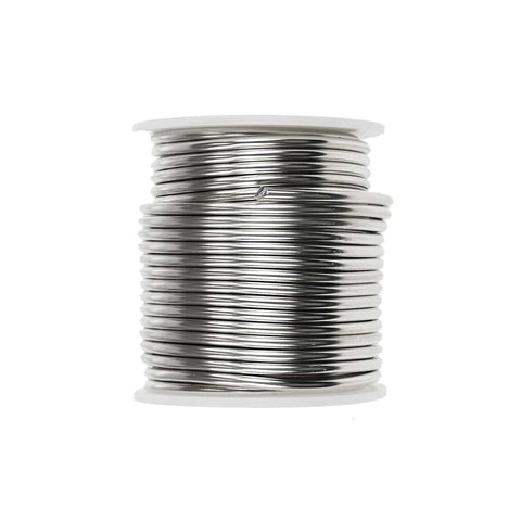 Lead Free Solder In Tin Silver Copper Alloy With Pewter Finish For Jewelry Making And Stained Glass Projects Smooth Flow Spool