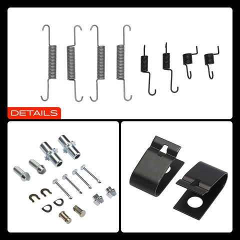 Heavy Duty Rear Side Drum Brake Hardware Kit For Honda Cr-V 2007-2016 Fits Acura Rdx 2013-2018 Premium Replacement Parts, springs and clips
