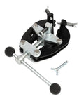 Solid Steel Pipe Alignment Clamp Model A1 Welding Positioner Tool for accurate tack, featuring clamp handles and a compact design.
