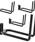 E Track Tool Holder Organizer 4 Pack For Shovels And Gear Heavy Duty Double J Hooks Black E Track Accessories Set
