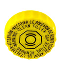 Pro Grade Brake Main Cylinder Cap Replacement For Automotive Brake System, Leak Proof, Durable, Easy Install, Fits Multiple Vehicles, Reliable Spare Part For Car Enthusiasts And Pros yellow plastic brake reservoir cap