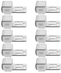 Heavy Duty Couch Springs And Connector Clips Set Of 50 Universal Steel Buckles To Patch Saggy Sofa Seats Kill Squeak Noise For Sectional Furniture Quick Fix, close-up of connector clips.