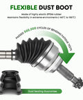 Two Front CV Axle Shafts For Toyota Camry 2.5L GAS 2012 2013 2016 2017 Left And Right Pair Replacement Drive Shaft With Durable Boots And High Torque Joints, flexible dust boot