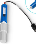 ORP Probe Replacement Sensor For Hayward Sense And Dispense Systems And OmniLogic Controllers, blue body with cable attachment
