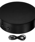 Compact Electric Rotating Turntable Stand For Jewelry Display, 360 Degree Silent Base Showcase Holder with USB connection.