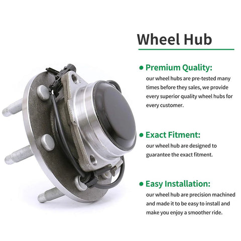 Front Wheel Hub Bearing Assembly 515054 For Your 1999-2004 Chevy Silverado 1500 2WD, visible on white background