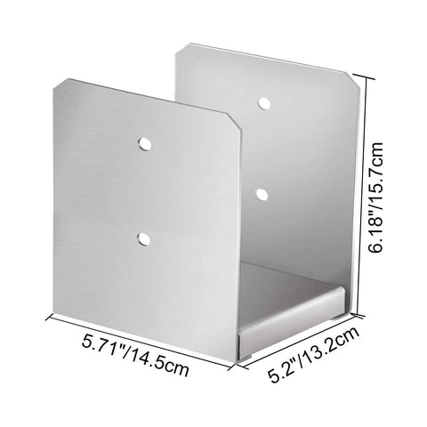 Standoff Stainless Steel Adjustable Post Base Anchor For 6 By 6 Posts 10 Pack Beefed Up Rugged Heavy Duty Decking Support