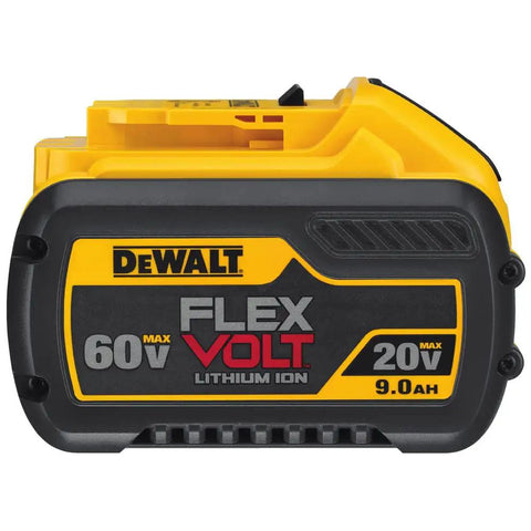 60V Max FlexVolt 9Ah Lithium Battery With Fast Charger 180Wh LED Charge Status Cold Weather Ready Down To 0F 75 Minute Quick Charge Beast Mode Fast Charger Included, DeWalt brand