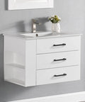 Bathroom vanity with Six Pack 5 Inch Matte Black Cabinet Handles For Kitchen Cabinets And Drawers Sleek Dope Install Cupboard Pulls